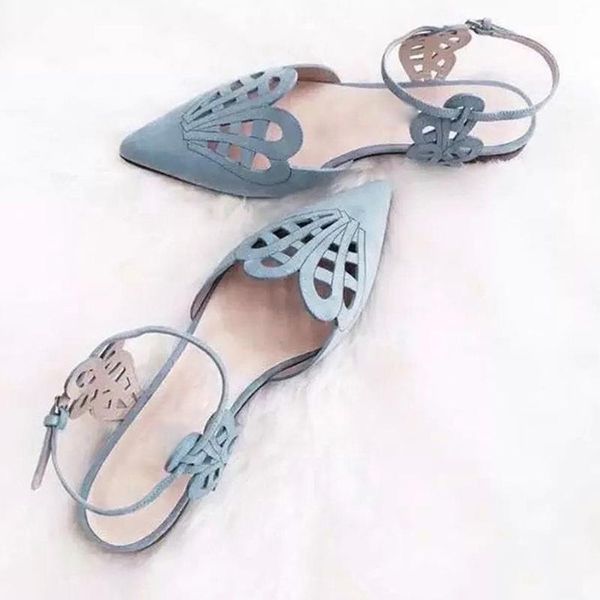 boussac pointed toe flat sandals women cuts-out summer blue solid beach shoes swc0179, Black
boussac pointed toe flat sandals women cuts-out summer blue solid beach shoes swc0179, Black