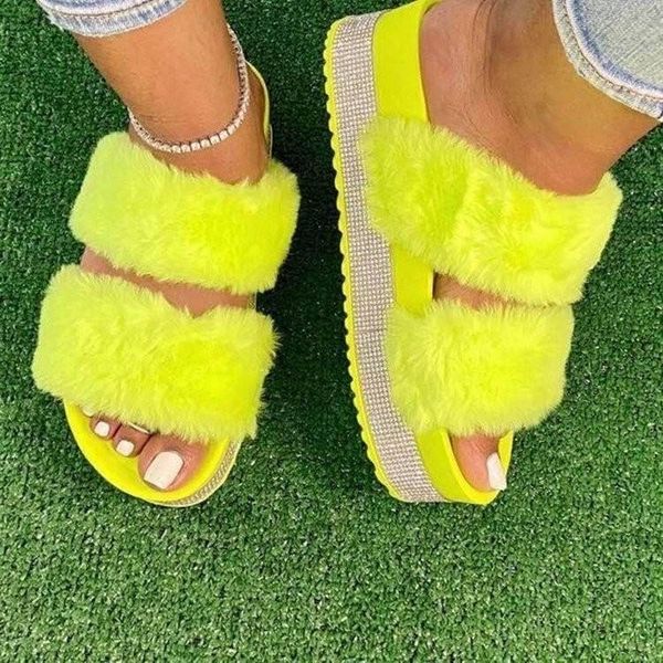 slippers spring and summer rhinestone sponge cake thick bottom hairy female plus size flip flops all-match, Black
slippers spring and summer rhinestone sponge cake thick bottom hairy female plus size flip flops all-match, Black