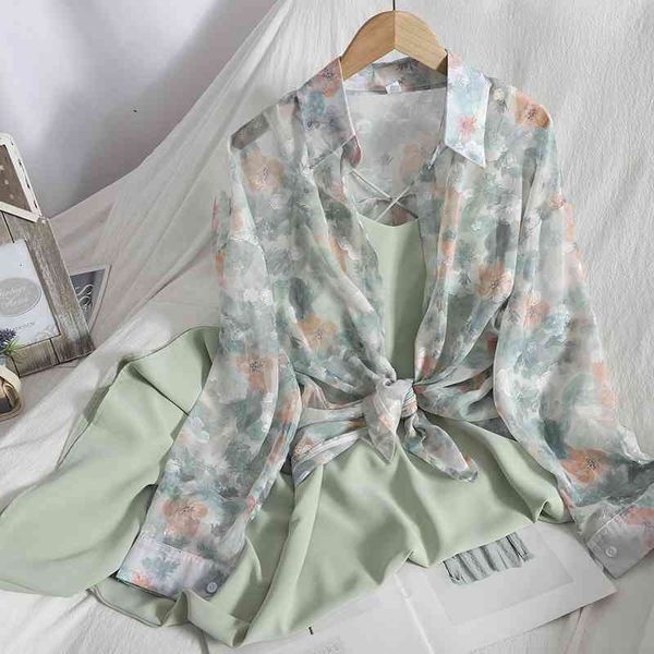 casual dresses summer vintage cute long dress korean cardigan floral chiffon shirt with thin and gentle cross suspender two-piece, Black;gray
casual dresses summer vintage cute long dress korean cardigan floral chiffon shirt with thin and gentle cross suspender two-piece, Black;gray