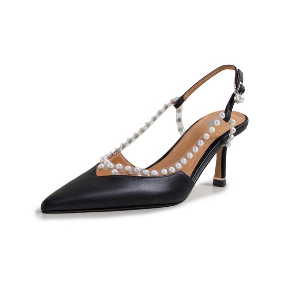 kmeioo 2021 spring summer fashion leather shoes pointed toe thin heel women pearl buckle sandals casual party weddin dress, Black
kmeioo 2021 spring summer fashion leather shoes pointed toe thin heel women pearl buckle sandals casual party weddin dress, Black