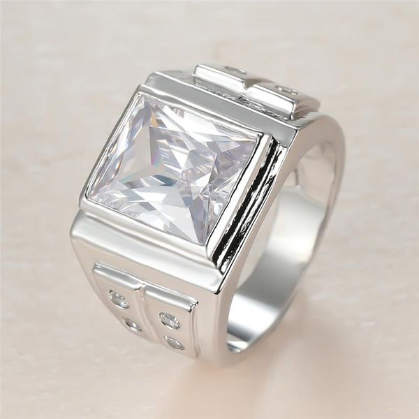 vintage male female white crystal ring charm silver color big wedding rings for women men dainty square zircon engagement, Slivery;golden
vintage male female white crystal ring charm silver color big wedding rings for women men dainty square zircon engagement, Slivery;golden