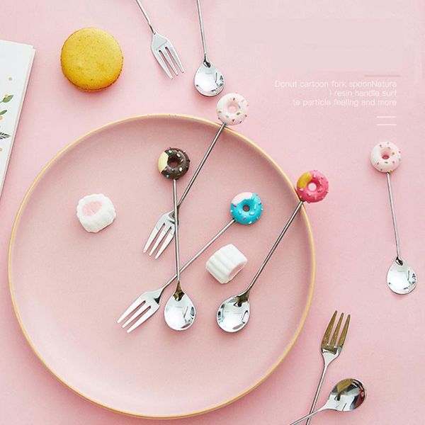 spoons creative household fruit donuts cute stainless steel dessert spoon cake fork coffee cpoon baby tableware
spoons creative household fruit donuts cute stainless steel dessert spoon cake fork coffee cpoon baby tableware
