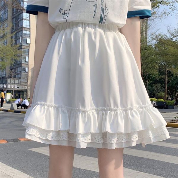 skirts japanese gothic sweet lace ruffle girl skirt harajuku high waist summer mini women kawaii lolita white student, Black
skirts japanese gothic sweet lace ruffle girl skirt harajuku high waist summer mini women kawaii lolita white student, Black