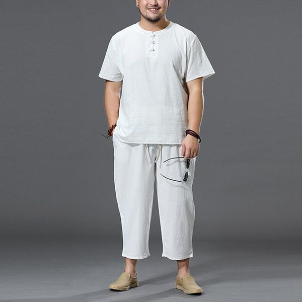 men's tracksuits incerun chinese style men sets 2021 cotton vintage short sleeve button shirts & pants loose casual suits streetwear 2, Gray
men's tracksuits incerun chinese style men sets 2021 cotton vintage short sleeve button shirts & pants loose casual suits streetwear 2, Gray