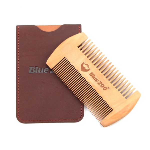 hair brushes selling pear wood double-sided beard comb wholesale bluezoo portable care anti-static makeup gift for man, Silver
hair brushes selling pear wood double-sided beard comb wholesale bluezoo portable care anti-static makeup gift for man, Silver
