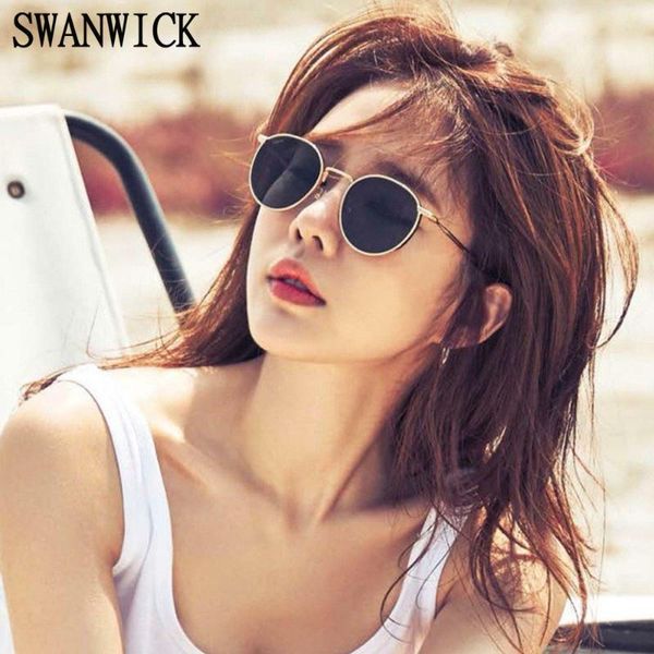 sunglasses swanwick round frame polarized women vintage metal eyewear green sun shades light brown alloy retro men korean style, White;black
sunglasses swanwick round frame polarized women vintage metal eyewear green sun shades light brown alloy retro men korean style, White;black