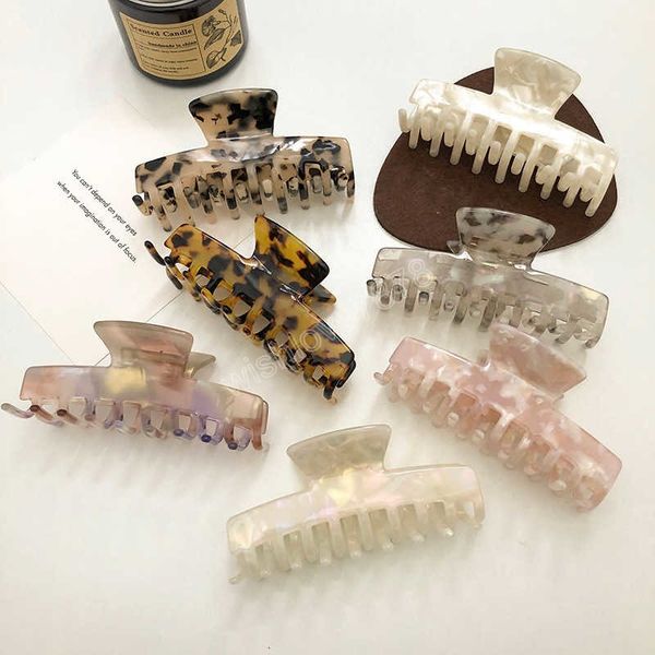 acetate crab hair claw clamps romantic mermaid geometric leopard hairpins for women girl sweet vintage hair accessories gift, Slivery;golden
acetate crab hair claw clamps romantic mermaid geometric leopard hairpins for women girl sweet vintage hair accessories gift, Slivery;golden