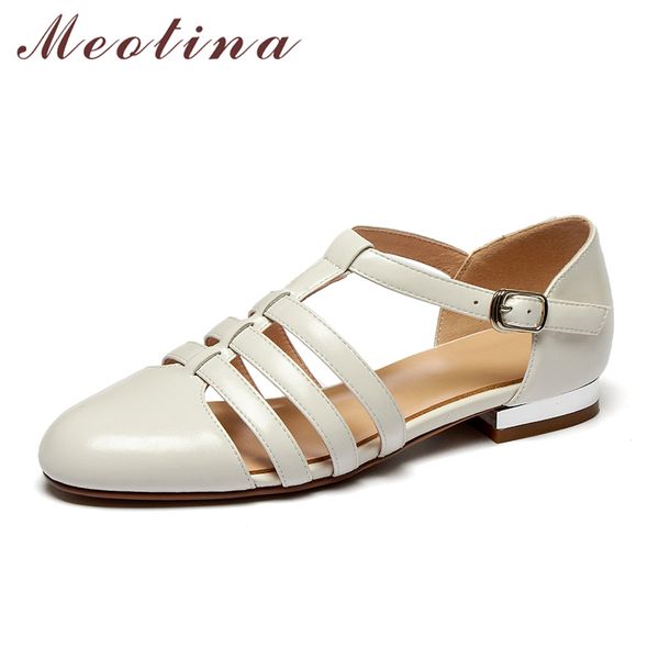 meotina genuine leather sandals gladiator shoes flat sandals summer t-strap ladies shoes design footwear purple yellow 210520, Black
meotina genuine leather sandals gladiator shoes flat sandals summer t-strap ladies shoes design footwear purple yellow 210520, Black