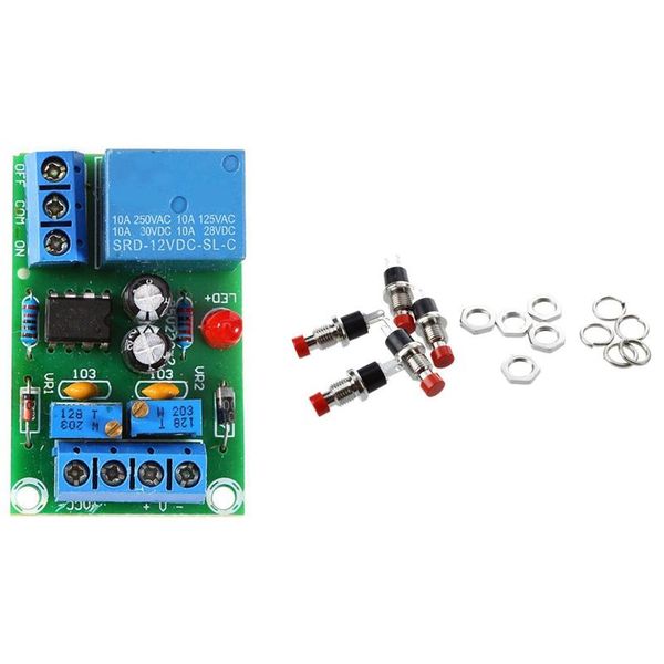 smart home control 5 x 2 pin spst off/(on) n/o red round push button switch with 12v battery automatic charging controller module board
smart home control 5 x 2 pin spst off/(on) n/o red round push button switch with 12v battery automatic charging controller module board
