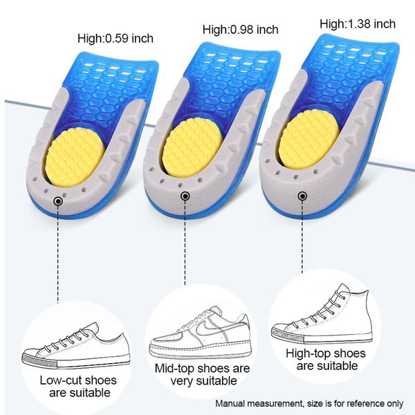 foot treatment men's and women's inner heightening pads are soft and comfortable half a yard pad invisible shock absorption height
foot treatment men's and women's inner heightening pads are soft and comfortable half a yard pad invisible shock absorption height
