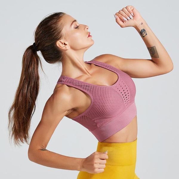 gym clothing women sports bra push up female fitness underwear mesh brathable women's seamless running yoga, White;black
gym clothing women sports bra push up female fitness underwear mesh brathable women's seamless running yoga, White;black