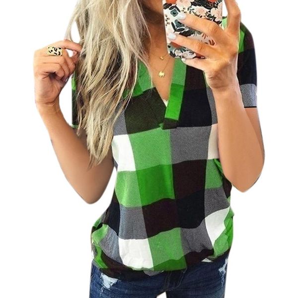 women's t-shirt women tshirts summer short sleeve harajuku ladies oversize 5xl 2021 female plaid tees, White
women's t-shirt women tshirts summer short sleeve harajuku ladies oversize 5xl 2021 female plaid tees, White