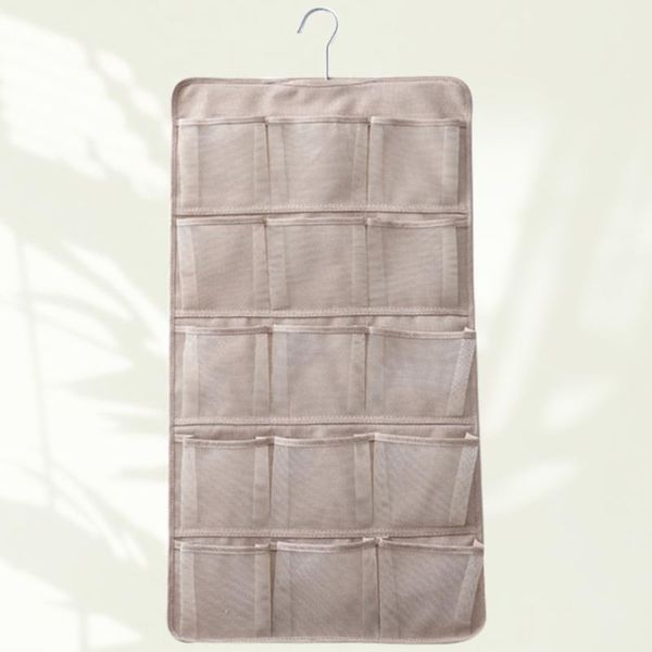 storage boxes & bins double sided underwear bag wardrobe pouch briefs hanging home (khaki)
storage boxes & bins double sided underwear bag wardrobe pouch briefs hanging home (khaki)
