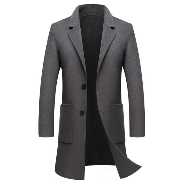 men's wool & blends jackets coats single breasted casual mens 100% full winter for male overcoat, Black
men's wool & blends jackets coats single breasted casual mens 100% full winter for male overcoat, Black