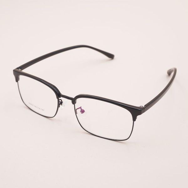 fashion sunglasses frames metal tr mixed eyebrow frame retro square male optical, Black
fashion sunglasses frames metal tr mixed eyebrow frame retro square male optical, Black
