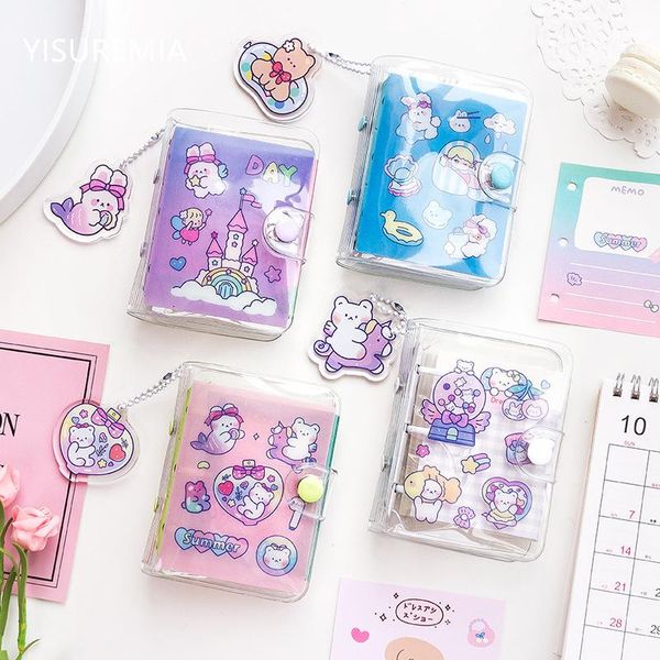 yisuremia pvc 90 sheets kawaii mini loose-leaf diary notebook color page journal agenda book kids gift korean school stationery notepads, Purple;pink
yisuremia pvc 90 sheets kawaii mini loose-leaf diary notebook color page journal agenda book kids gift korean school stationery notepads, Purple;pink