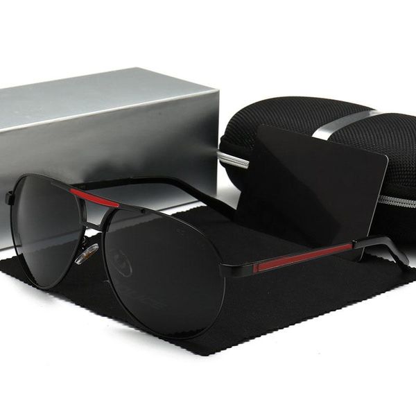 sunglasses pilot vintage aluminium polarized classic trademark policer s8480c male coating lens driving glasses for men/women, White;black
sunglasses pilot vintage aluminium polarized classic trademark policer s8480c male coating lens driving glasses for men/women, White;black