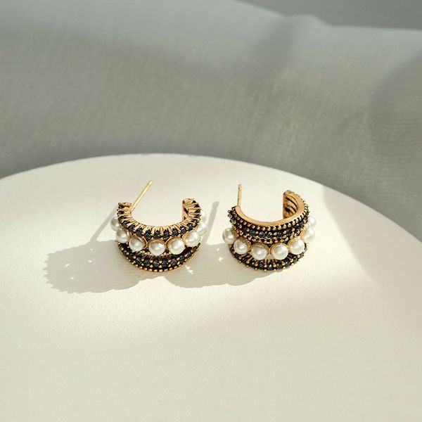70% off luxury jewelry s925 silver needle french hepburn advanced pearl c-shaped bronze circle earrings m3qm, Golden;silver
70% off luxury jewelry s925 silver needle french hepburn advanced pearl c-shaped bronze circle earrings m3qm, Golden;silver