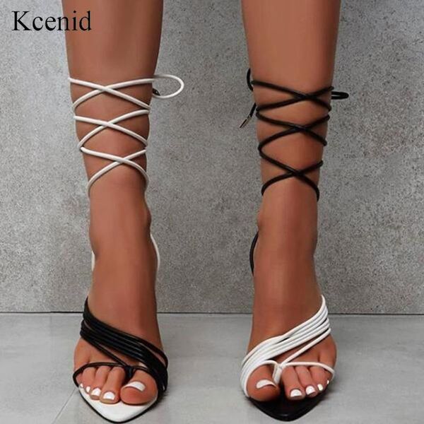 kcenid summer women sandals ladies white black strappy high heel gladiator pointed toe lace-up female party shoes
kcenid summer women sandals ladies white black strappy high heel gladiator pointed toe lace-up female party shoes