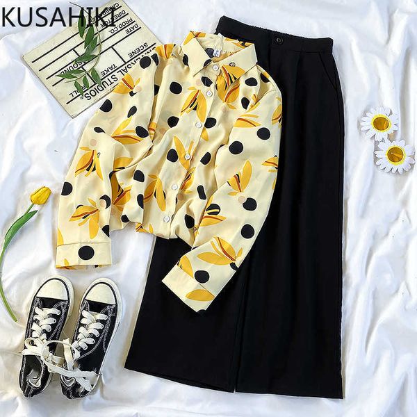 hit color floral chiffon blouse shirt + high waist causal wide leg pants spring korean two pieces sets 6f448 210603, White
hit color floral chiffon blouse shirt + high waist causal wide leg pants spring korean two pieces sets 6f448 210603, White