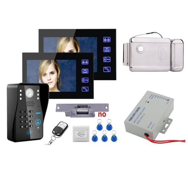 home set touch key 7" lcd rfid password video door phone intercom system kit+ electric strike lock+ wireless remote control phones
home set touch key 7" lcd rfid password video door phone intercom system kit+ electric strike lock+ wireless remote control phones