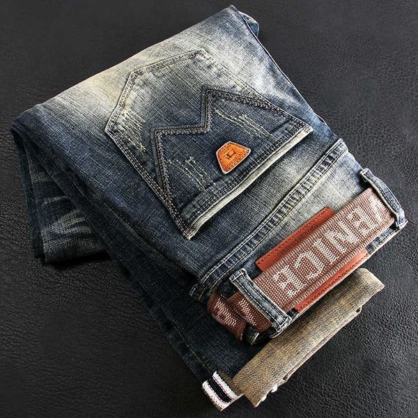 american street style fashion men jeans retro blue elastic slim fit ripped vintage designer denim pants qvyw
american street style fashion men jeans retro blue elastic slim fit ripped vintage designer denim pants qvyw