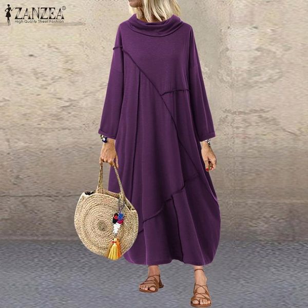 women's blouses & shirts autumn casual solid loose sundress kaftan dresses zanzea vintage women turtleneck long sleeve dress 5xl v, White
women's blouses & shirts autumn casual solid loose sundress kaftan dresses zanzea vintage women turtleneck long sleeve dress 5xl v, White