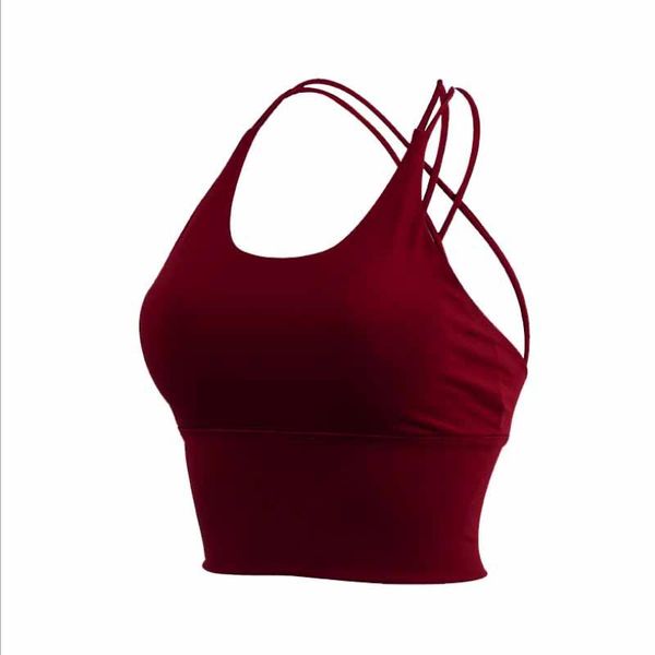 women thin shoulder belt cross back sports shockproof gathered yoga underwear running fitness bra outfit
women thin shoulder belt cross back sports shockproof gathered yoga underwear running fitness bra outfit