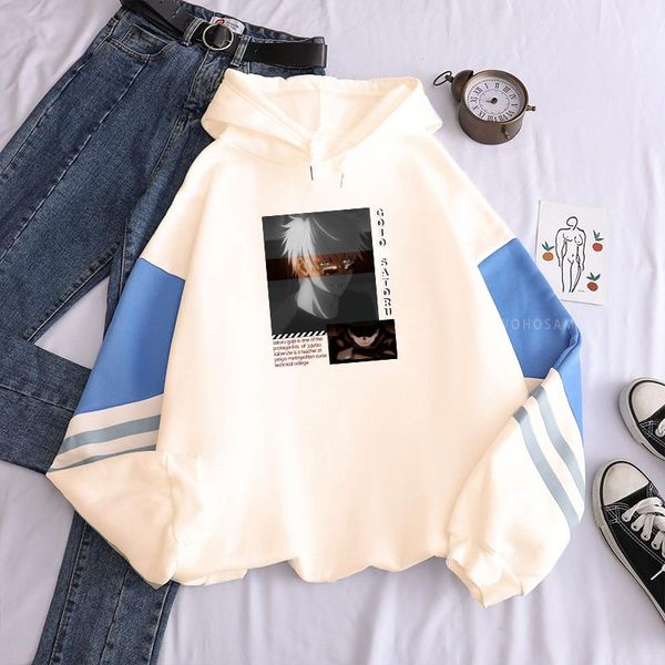 men's hoodies & sweatshirts cartoon jujutsu kaisen gojo satoru patchwork hoodie men harajuku anime streetwear pullover women winter war, Black
men's hoodies & sweatshirts cartoon jujutsu kaisen gojo satoru patchwork hoodie men harajuku anime streetwear pullover women winter war, Black