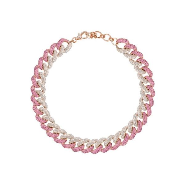 chokers 32+10cm chunky choker white pink cubic zirconia rose gold color pinky micro pave cz hip hop women 16mm cuban chain necklace, Golden;silver
chokers 32+10cm chunky choker white pink cubic zirconia rose gold color pinky micro pave cz hip hop women 16mm cuban chain necklace, Golden;silver