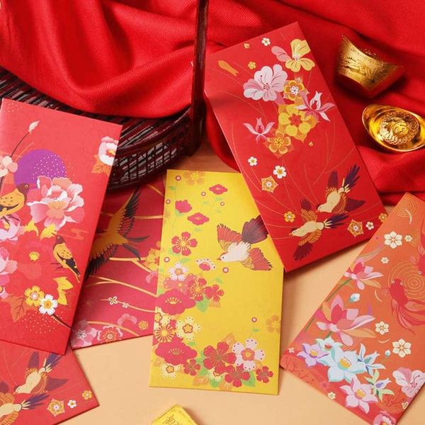 gift wrap 2021 8pcs flower and bird printed red packet literary year's wedding envelopes spring festival lucky seal
gift wrap 2021 8pcs flower and bird printed red packet literary year's wedding envelopes spring festival lucky seal