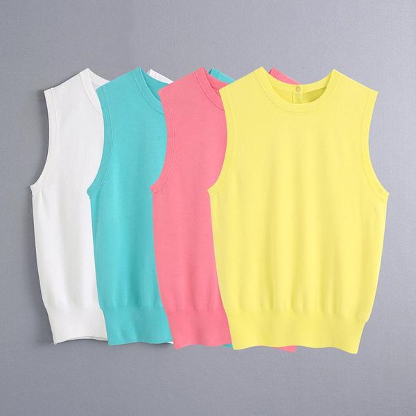 women's vests elina summer casual o neck sweaters women fashion solid slim buttons sweater elegant sleeveless female ladies fl, Black;white
women's vests elina summer casual o neck sweaters women fashion solid slim buttons sweater elegant sleeveless female ladies fl, Black;white