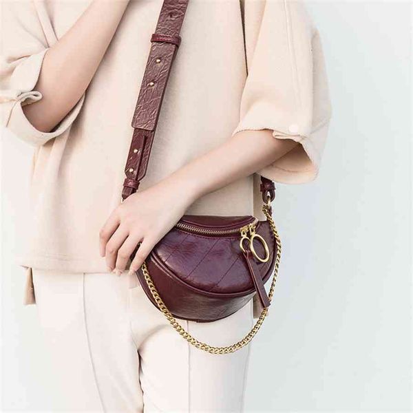 net red new style women's chain single shoulder pu dumpling chest waist bag
net red new style women's chain single shoulder pu dumpling chest waist bag