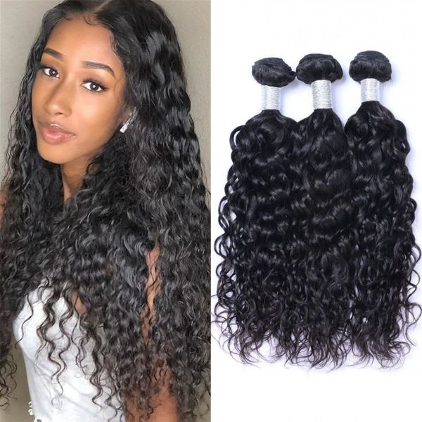 unprocessed virgin human hair water wave mongolian wefts 8-26 inch 3/4 bundles natural color weaving, Black
unprocessed virgin human hair water wave mongolian wefts 8-26 inch 3/4 bundles natural color weaving, Black