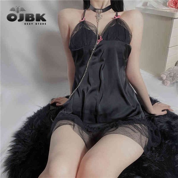 ojbk lingerie black white lace underwear for women erotic cute nightwear porno outfit homewear set with pink bow knot0688
ojbk lingerie black white lace underwear for women erotic cute nightwear porno outfit homewear set with pink bow knot0688