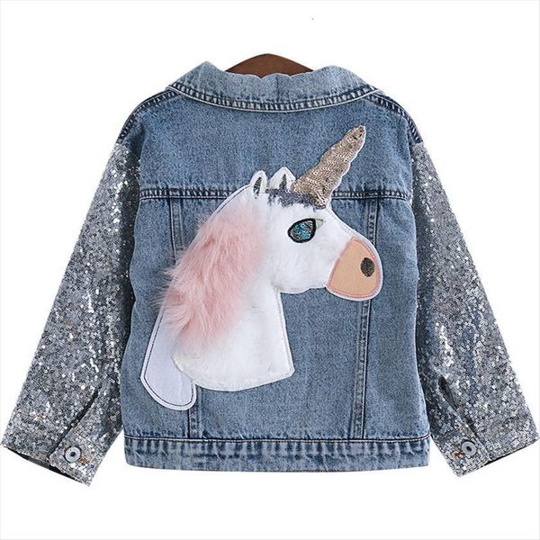 2 8 years printed cartoon denim jacket for girl kids autumn baby girls unicorn embroidered coat, Blue;gray
2 8 years printed cartoon denim jacket for girl kids autumn baby girls unicorn embroidered coat, Blue;gray