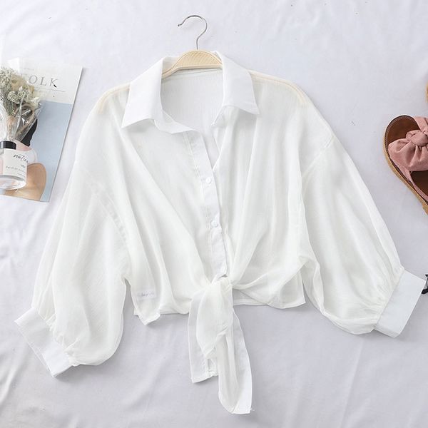 jocoo jolee summer batwing sleeve cropped casual chiffon blouses women elegant solid turn down collar shirt bowknot tunic 210518, White
jocoo jolee summer batwing sleeve cropped casual chiffon blouses women elegant solid turn down collar shirt bowknot tunic 210518, White