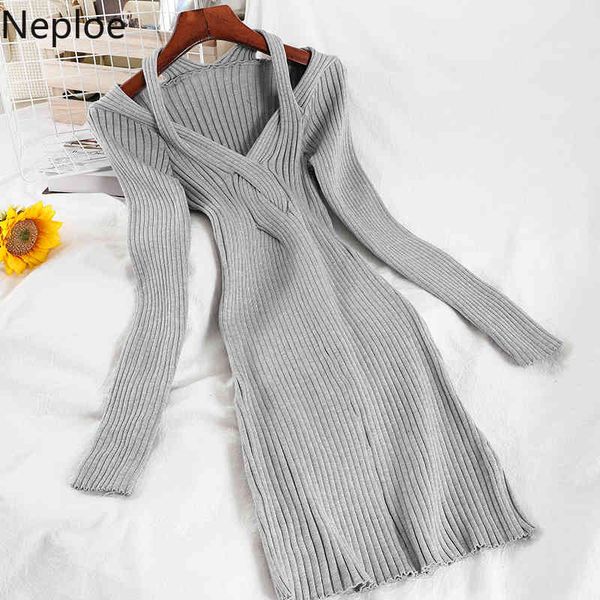 neploe lady v-neck knitted dresses for women hollow out off shoulder slim fit vestidos bodycon chic mini dress woman 4g934 210422, Black;gray
neploe lady v-neck knitted dresses for women hollow out off shoulder slim fit vestidos bodycon chic mini dress woman 4g934 210422, Black;gray