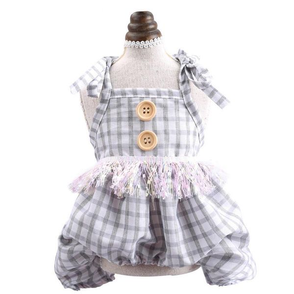 dog apparel clothing sling plaid skirt dress summer shoulder pet clothes animal medium and small dogs
dog apparel clothing sling plaid skirt dress summer shoulder pet clothes animal medium and small dogs
