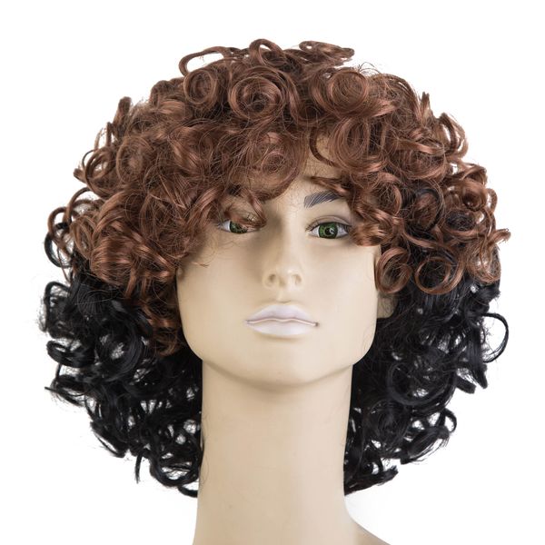 costume accessories curly wig fei-show heat resistant synthetic halloween women short black and brown hair carnival costume cosplay hairpiec, Silver
costume accessories curly wig fei-show heat resistant synthetic halloween women short black and brown hair carnival costume cosplay hairpiec, Silver