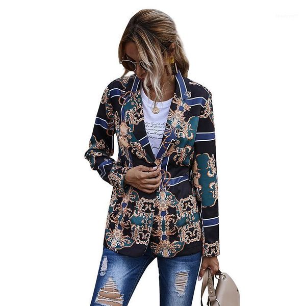 autumn spring slim blazer for women vintage printing suit jacket turn down collar single breasted casual coat ladies outwear women's su, White;black
autumn spring slim blazer for women vintage printing suit jacket turn down collar single breasted casual coat ladies outwear women's su, White;black
