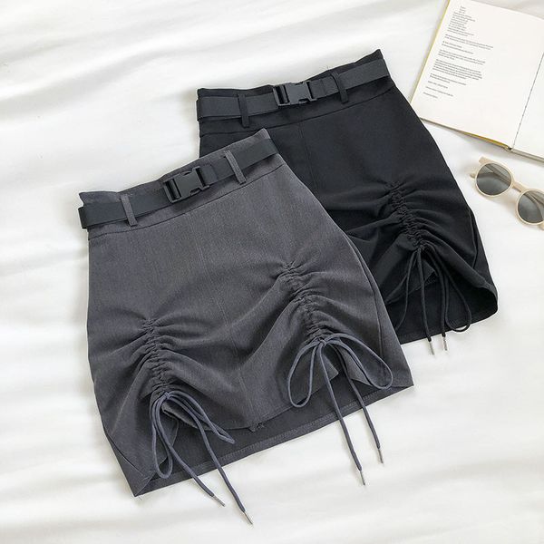 summer women a-line skirt korean empire solid office lady cute above knee a-line high waist mini skirts drawstring belt, Black
summer women a-line skirt korean empire solid office lady cute above knee a-line high waist mini skirts drawstring belt, Black