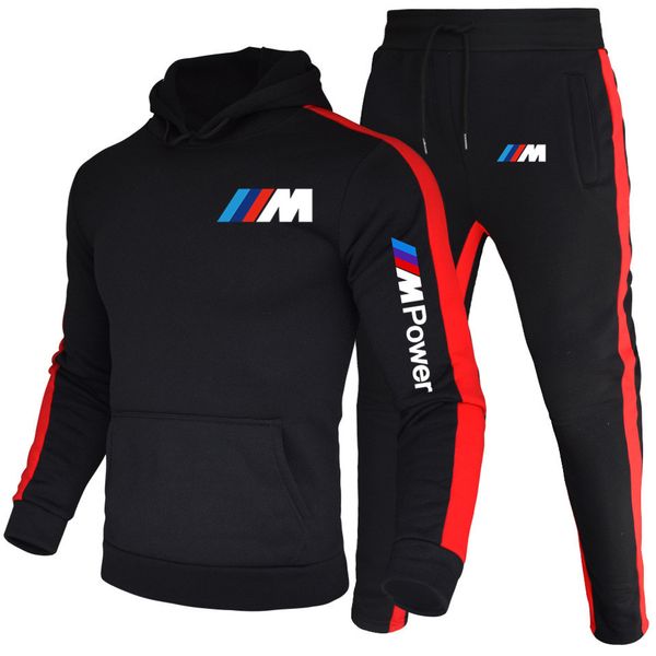 new striped men's sportswear sets casual fashion bmw hoodies hooded sweatshirt+trainer sweatshirt fall winter jogging s, Gray
new striped men's sportswear sets casual fashion bmw hoodies hooded sweatshirt+trainer sweatshirt fall winter jogging s, Gray