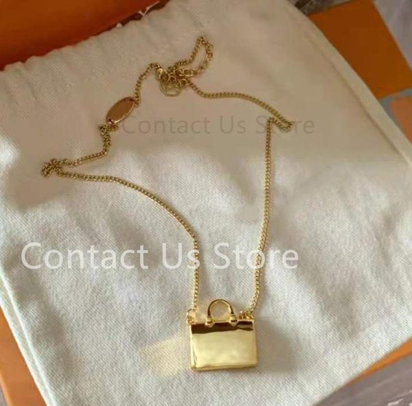 pendant necklaces 2021 luxury bag shape necklace high-end brand presbyopia accessories car lady birthday gift, Silver
pendant necklaces 2021 luxury bag shape necklace high-end brand presbyopia accessories car lady birthday gift, Silver