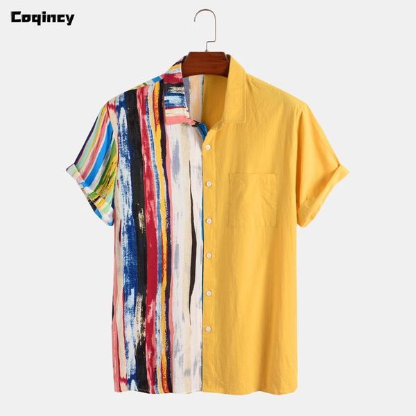 men's casual shirts 2021 mens splicing hawaiian short sleeve button turndown collar beach summer men clothing chemise homme, White;black
men's casual shirts 2021 mens splicing hawaiian short sleeve button turndown collar beach summer men clothing chemise homme, White;black