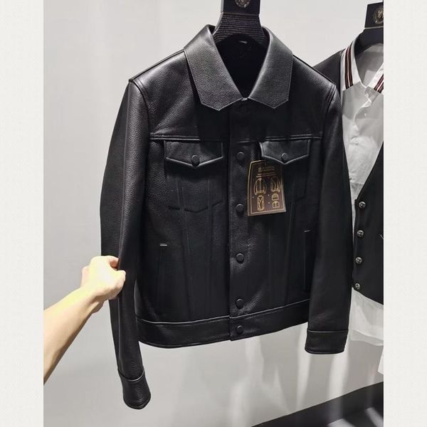 men's leather & faux mens coat 100% cow flight suit jacket men natural high-quality h112, Black
men's leather & faux mens coat 100% cow flight suit jacket men natural high-quality h112, Black