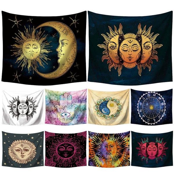 tapestries 72*92cm sun moon printed soft wall cloth tapestry polyester hanging carpet decorative tablecloth blanket home decor 60001
tapestries 72*92cm sun moon printed soft wall cloth tapestry polyester hanging carpet decorative tablecloth blanket home decor 60001