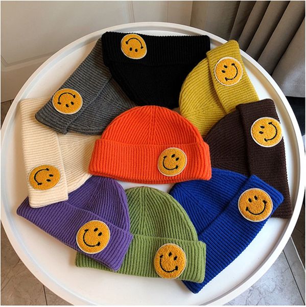 south dongdamen cute smiling face woolen women's autumn and winter leisure large edition knitted hat, Yellow
south dongdamen cute smiling face woolen women's autumn and winter leisure large edition knitted hat, Yellow