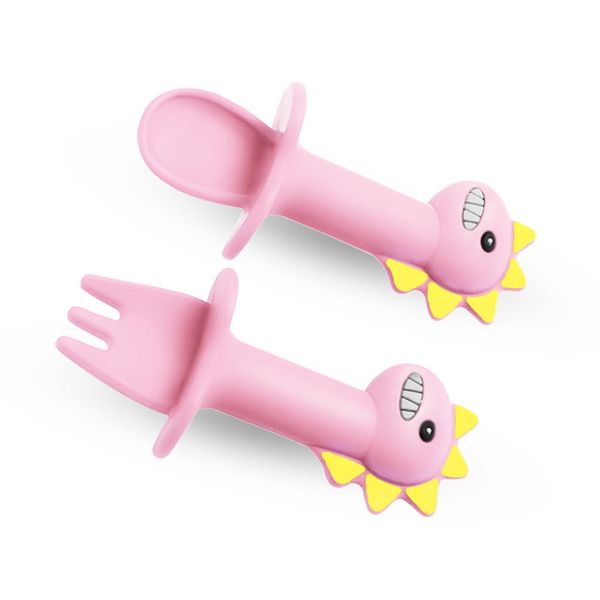 baby learning spoon fork set short handle easy spoon soft silicone utensils teether toy feeding cutlery dinosaur spoon tableware 1323 y2
baby learning spoon fork set short handle easy spoon soft silicone utensils teether toy feeding cutlery dinosaur spoon tableware 1323 y2