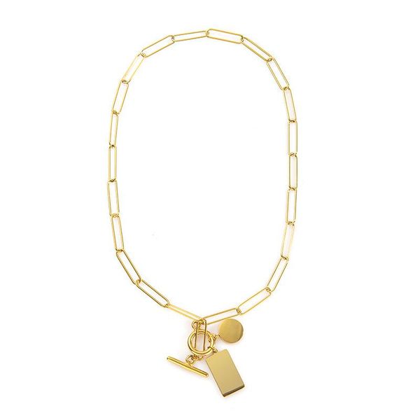 pendant necklaces statement stainless steel chain for women geometric metal gold square round collar necklace 2021 trend, Silver
pendant necklaces statement stainless steel chain for women geometric metal gold square round collar necklace 2021 trend, Silver